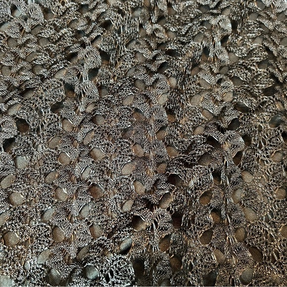 Ashley Blue Black Lace Fully Lined Maxi Skirt - Picture 4 of 13